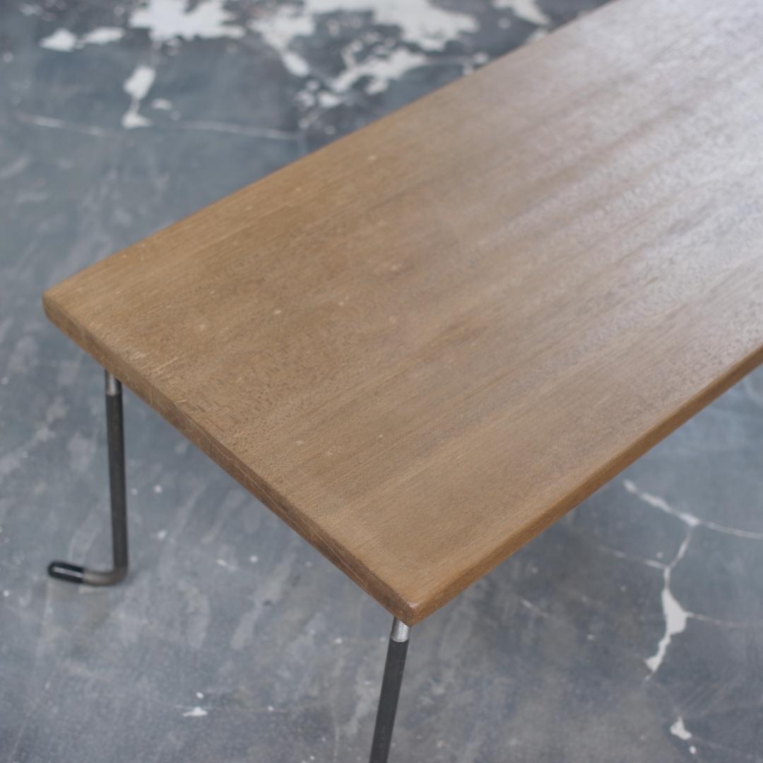 SALE【現品販売】アイアン ローテーブル 鉄脚 鉄 木 テーブル tab41