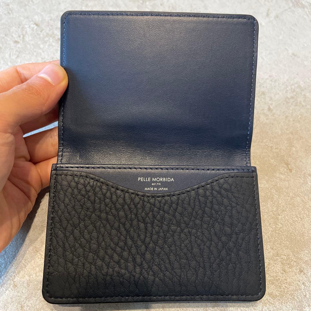 Pelle Morbida 名刺入れ　ブラック
