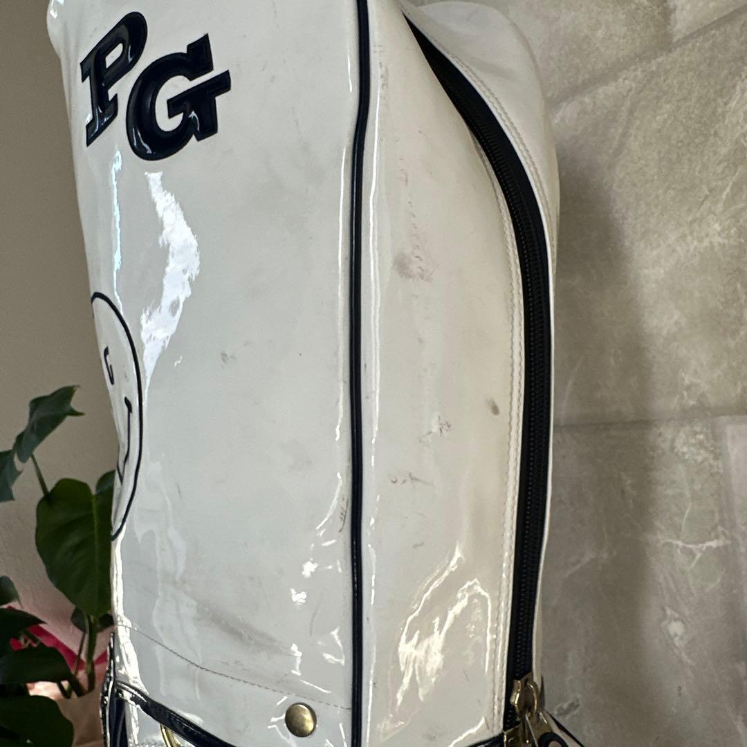 PEARLY GATES エナメルキャディバッグ