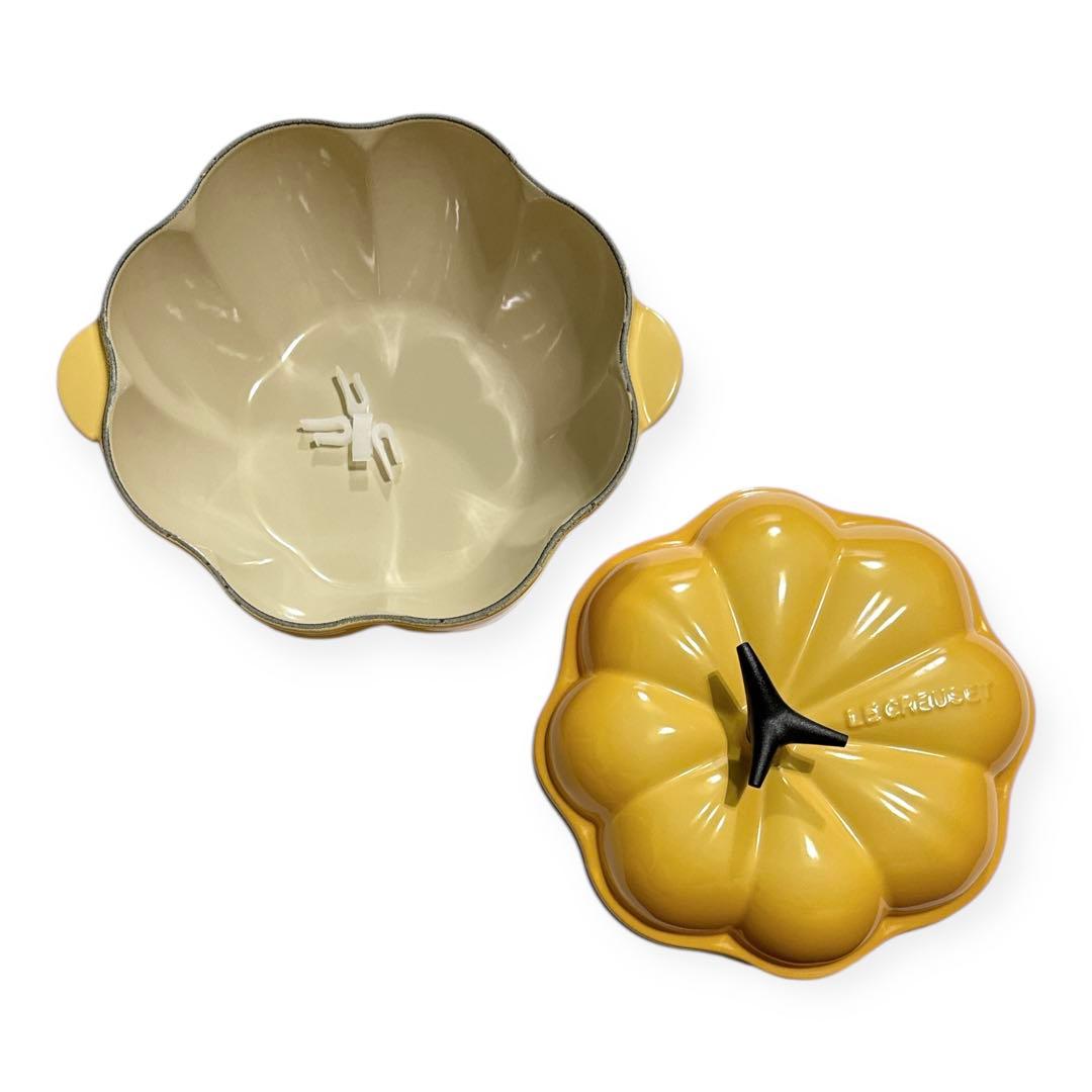 LE CREUSET カボチャ型鍋 ハニー 約22cm