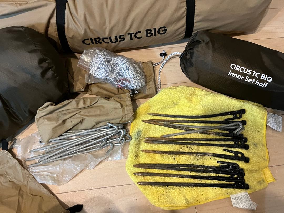 risサーカスtc big インナーハーフセットとソリッドステークス