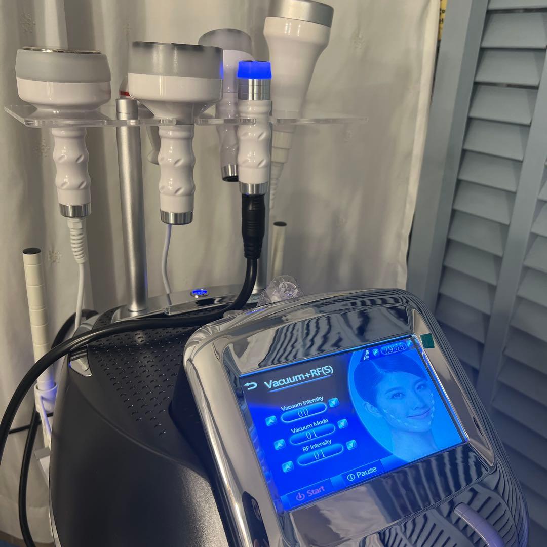 動作確認のみサロンモデル6in1痩身マシン業務用キャビテーション/ラジオ波/吸引