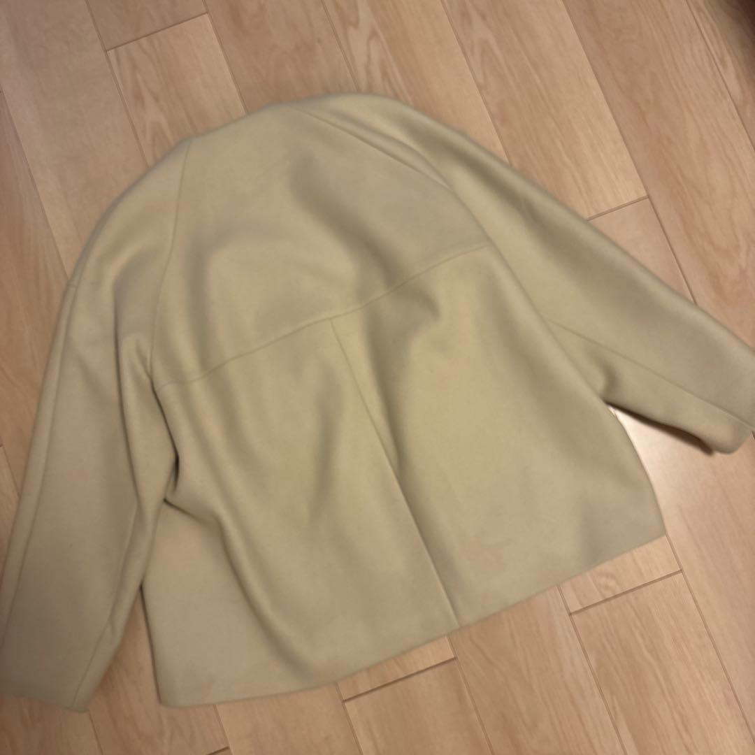 martinique ノーカラーショートコート