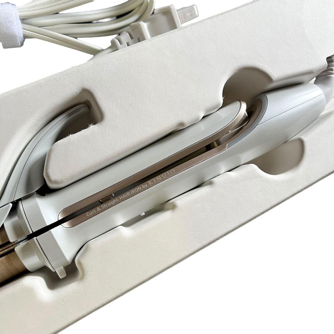 【未使用】KINUJO 絹女 2WAY IRON ヘアアイロン 2W01
