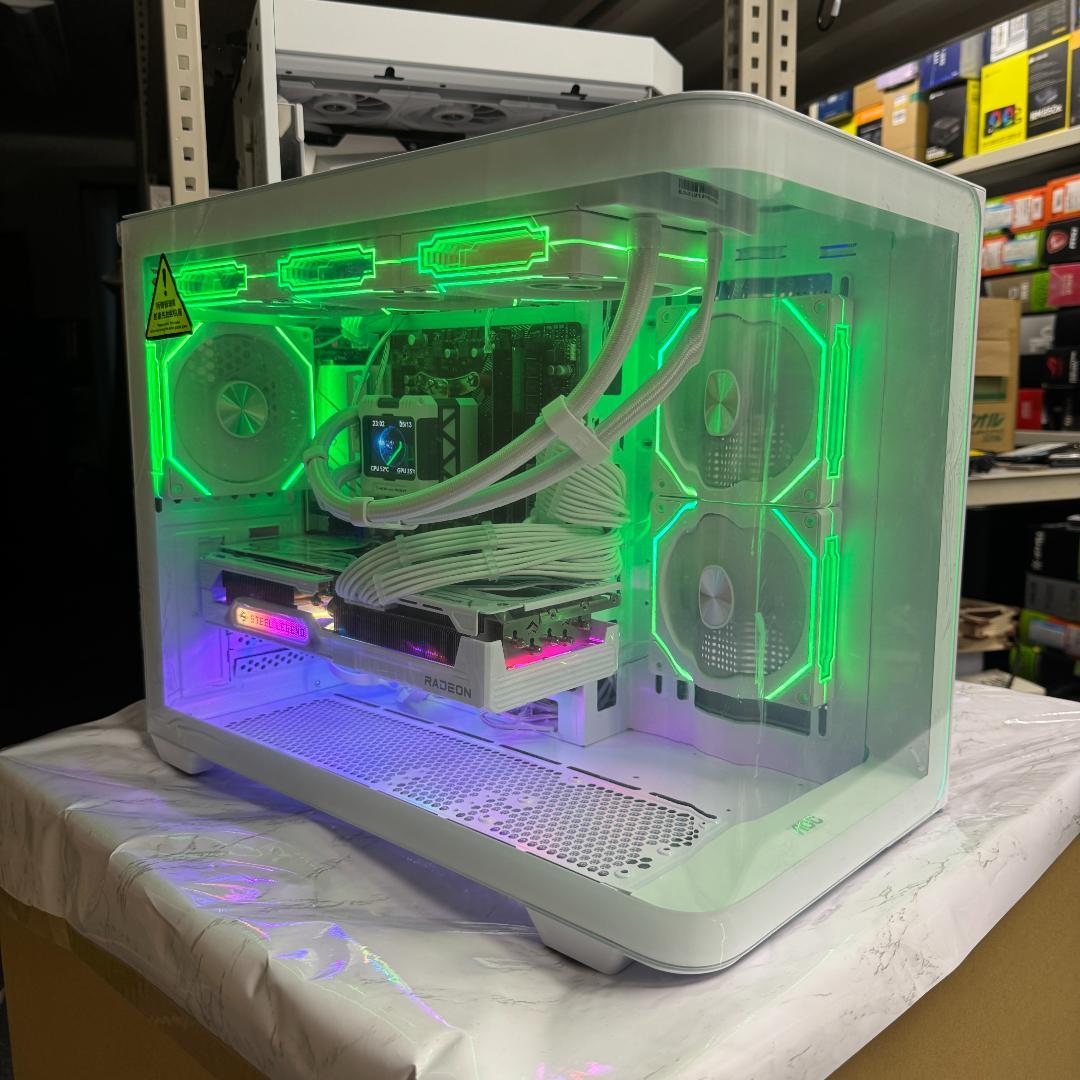 全て新品ゲーミングPC/Ryzen 9 5900X 9070XT 32GB1TB