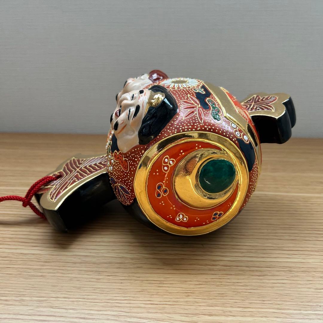 九谷焼 打出の小槌 恵比寿　大黒　縁起物　開運