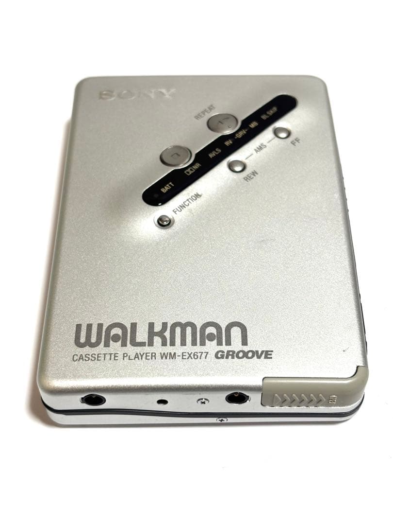SONY カセットウォークマン WM-EX677 整備品 リモコン付き①