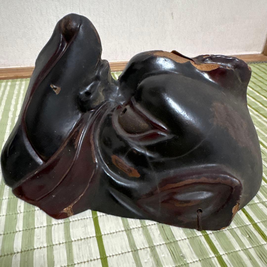 双芸社 乾漆 迦楼羅 カルラ 能面 面 お面 伎楽 神楽 双藝社 般若　烏丸　鬼