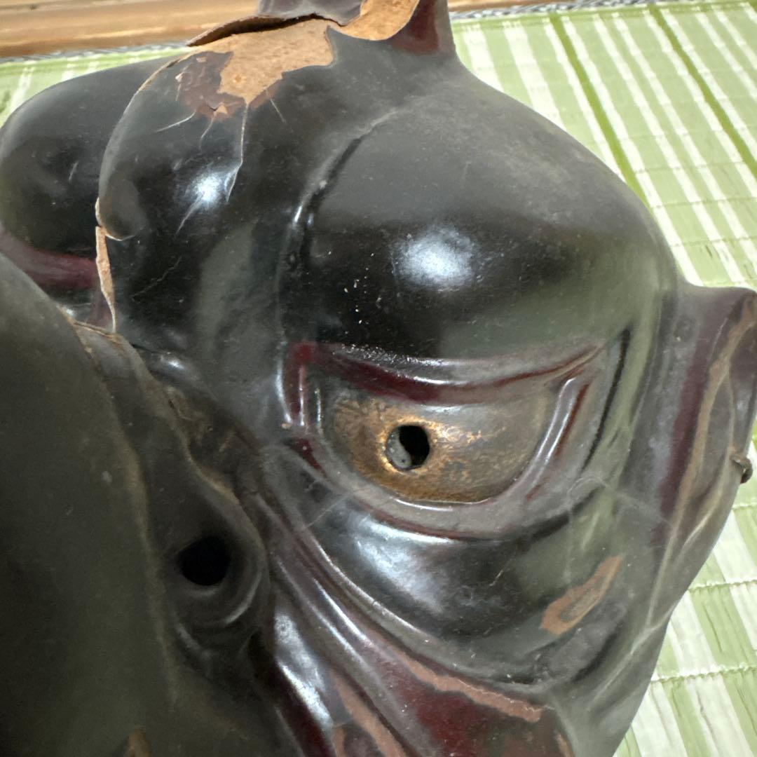 双芸社 乾漆 迦楼羅 カルラ 能面 面 お面 伎楽 神楽 双藝社 般若　烏丸　鬼