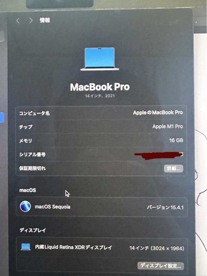 happykidさん専用　MacBook pro M1pro（一部ジャンク）
