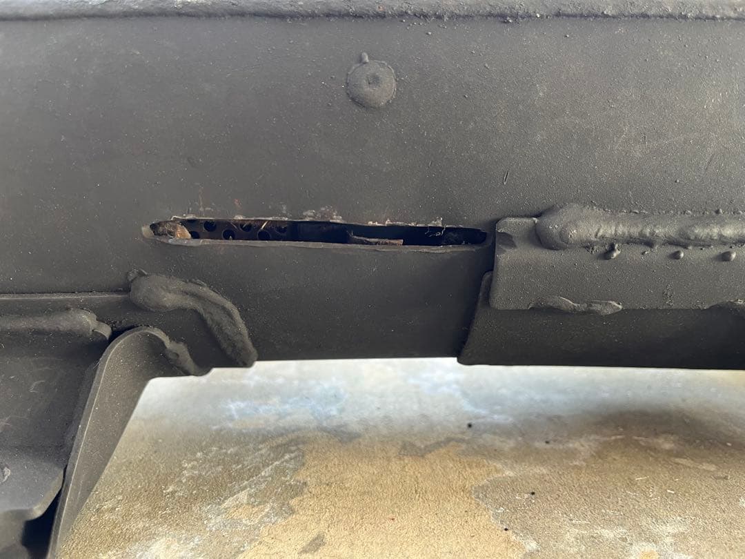 フュージョン　純正　加工マフラー