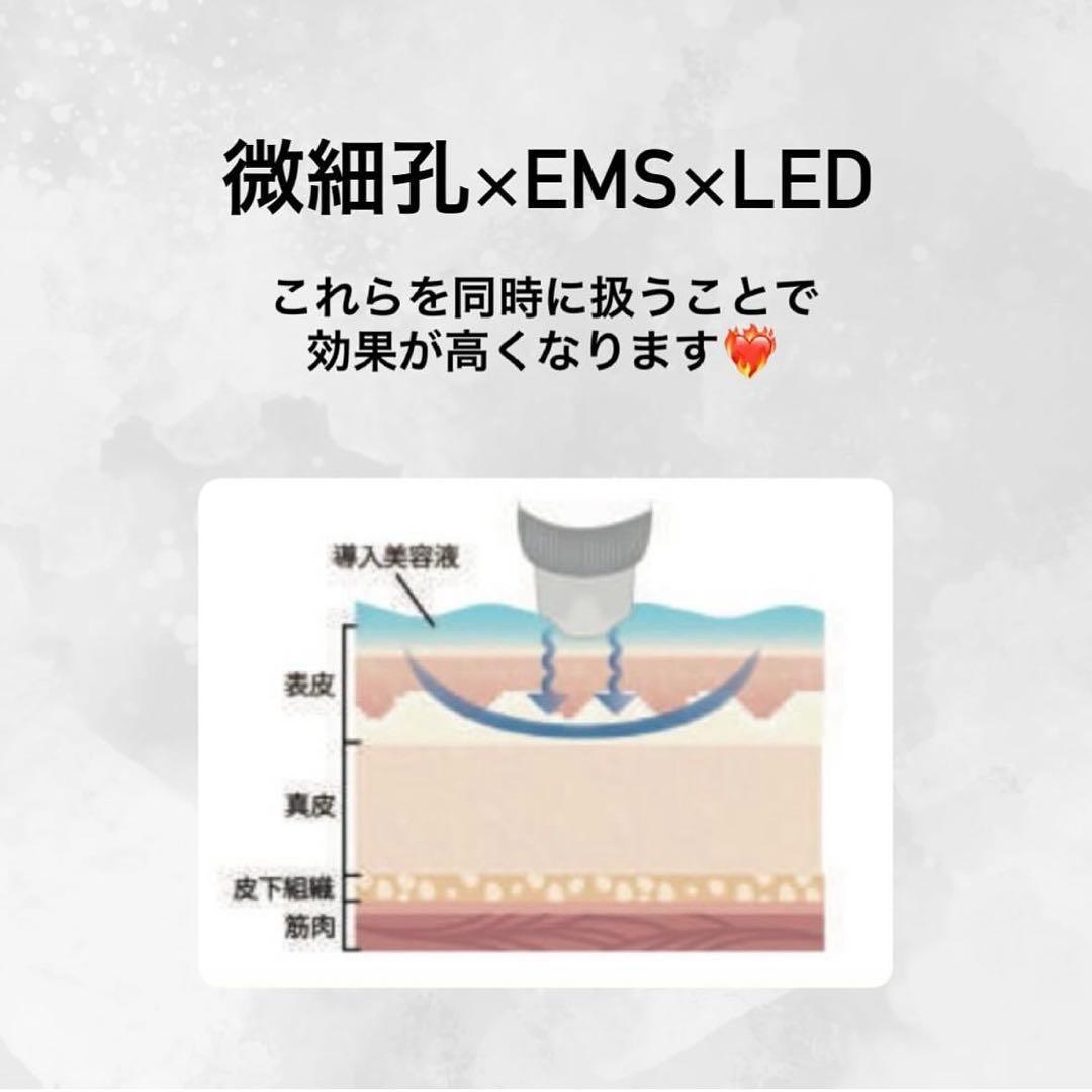 ドクタービセア 美容液導入 MTS ノアグロウ同型＋チップ14個+スカルプケア