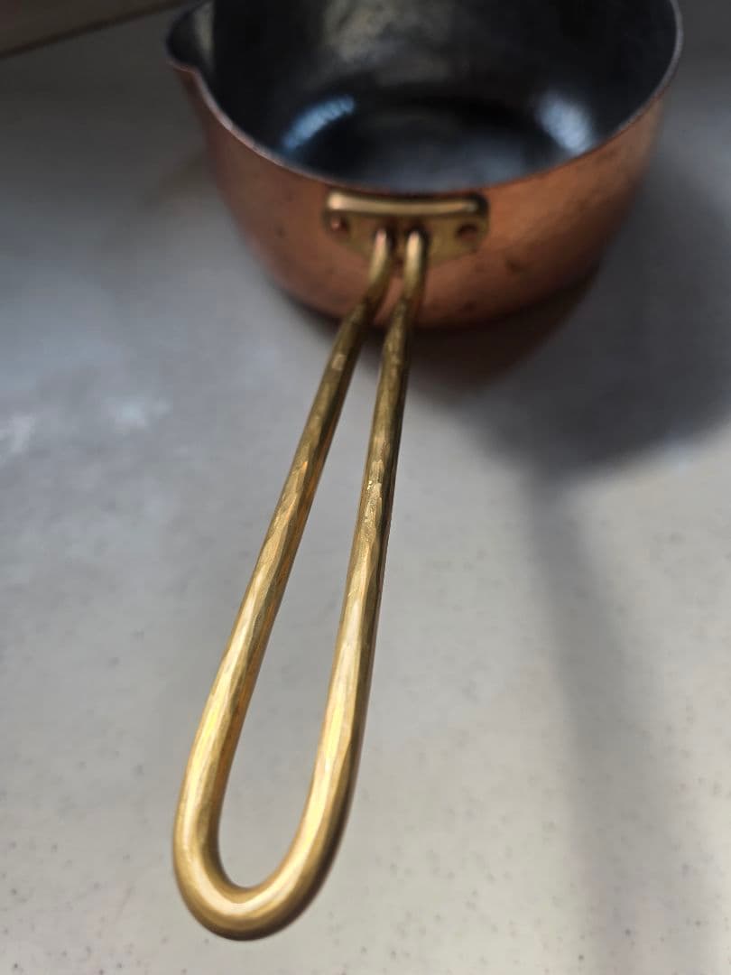 水野正美　ミルクパン　片手鍋　銅製