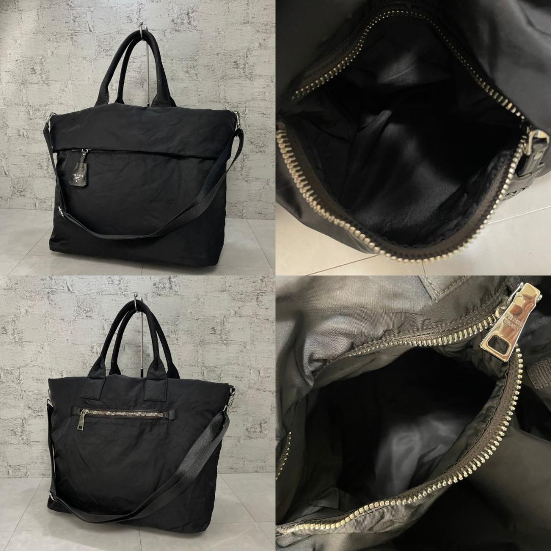 PRADA ショルダーバッグ プラダ 2way BR4490 リバーシブル 黒