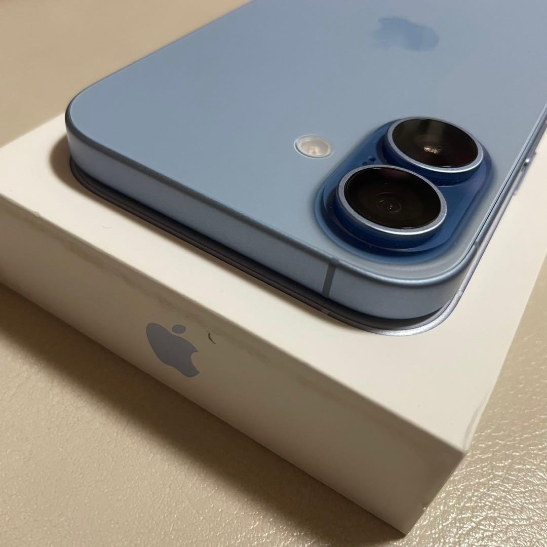 【美品】iPhone17 256GB ミストブルー SIMフリー