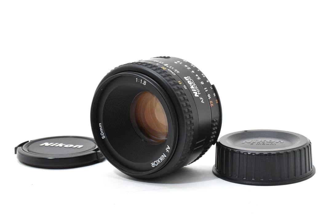 美品 Nikon AF 50mm F1.8 ニコン 9370