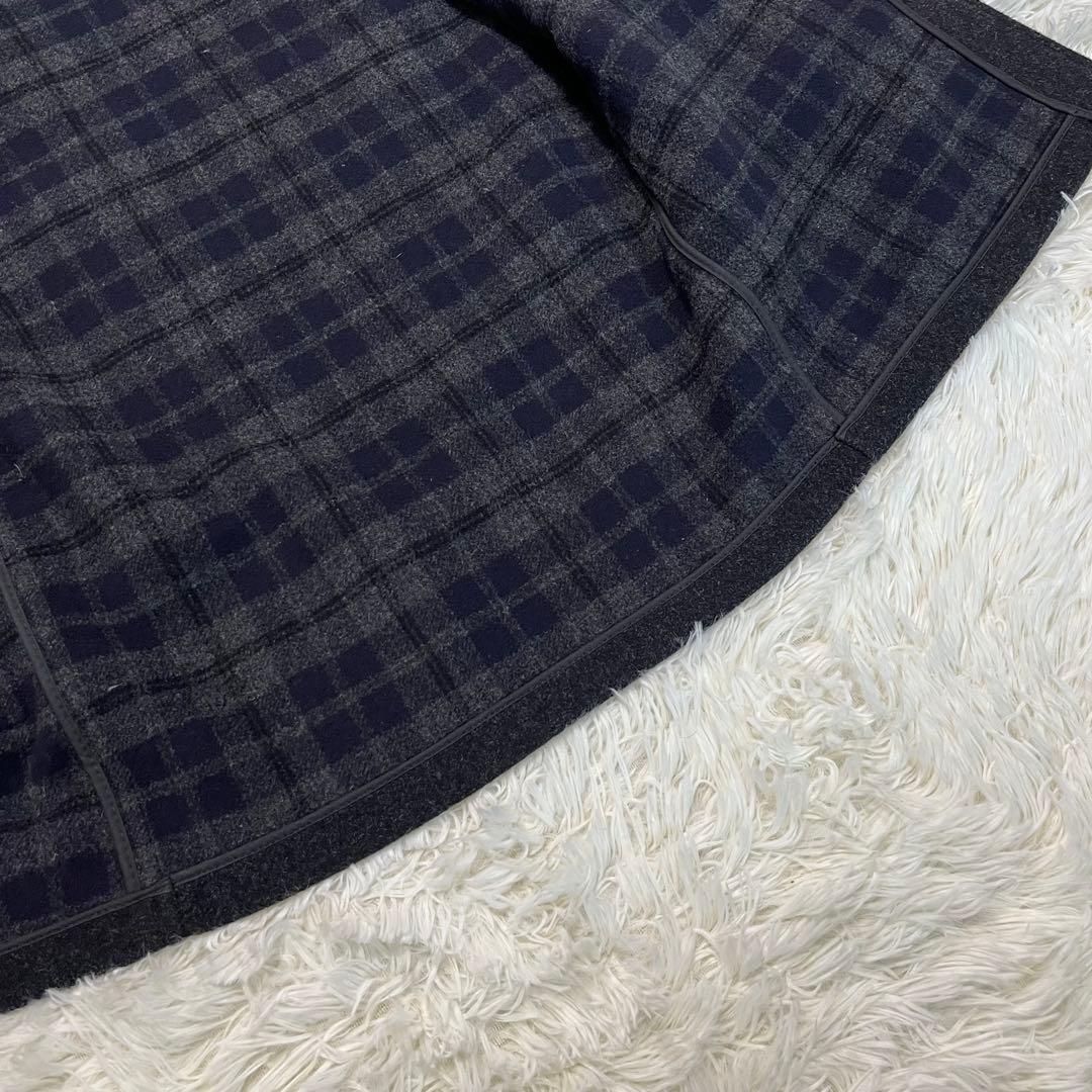 美品✨英国製✨グローバーオール　ダッフルコートチェック裏地　M