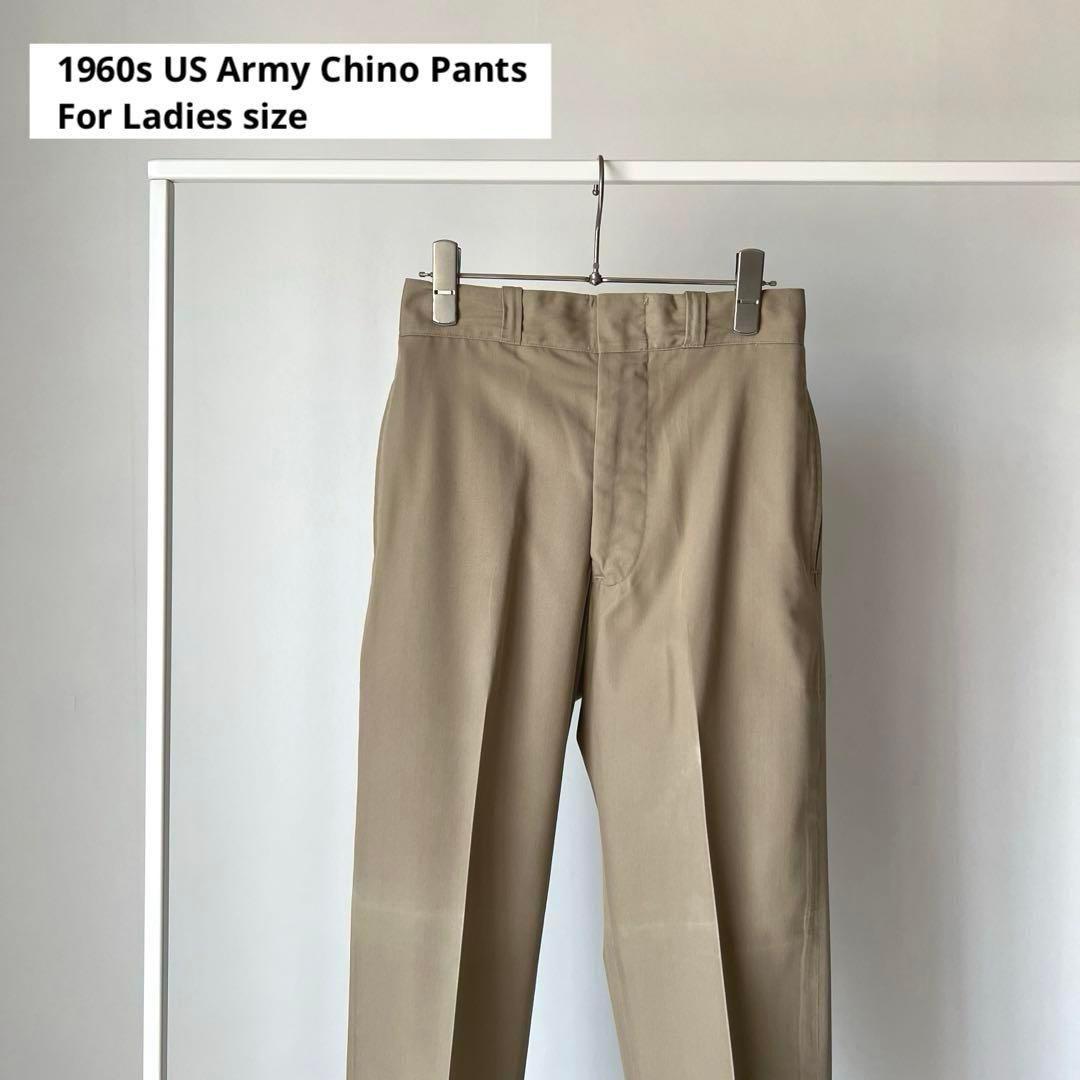 【レディース・デッドストック】60s US Armyチノ パンツ 米軍実物26