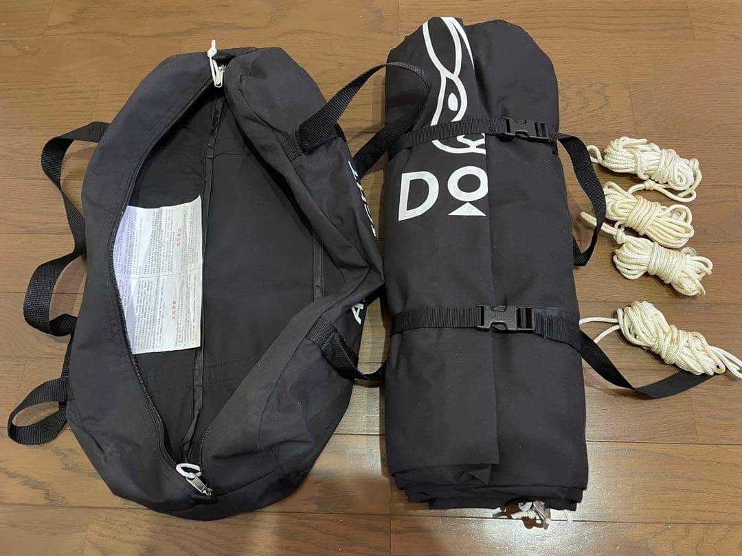 ALL RIGHT TARP BK +BIG TARP POLE 2本　美品