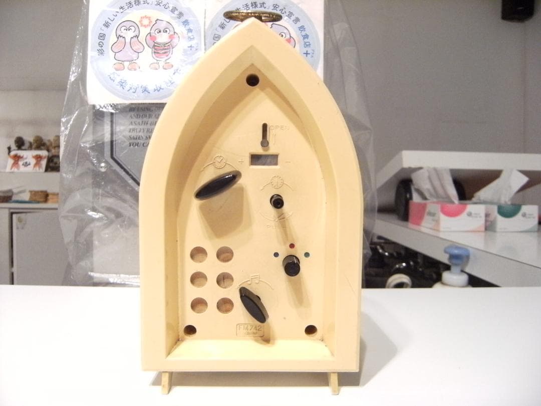 稼働品★昭和レトロ★80年代★日本製★当時物 セイコー オルゴール 目覚まし時計