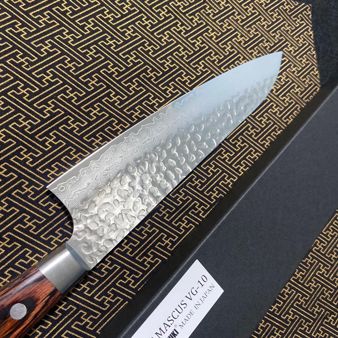 堺 孝行 33層 槌目ダマスカスVG10牛刀 210mm