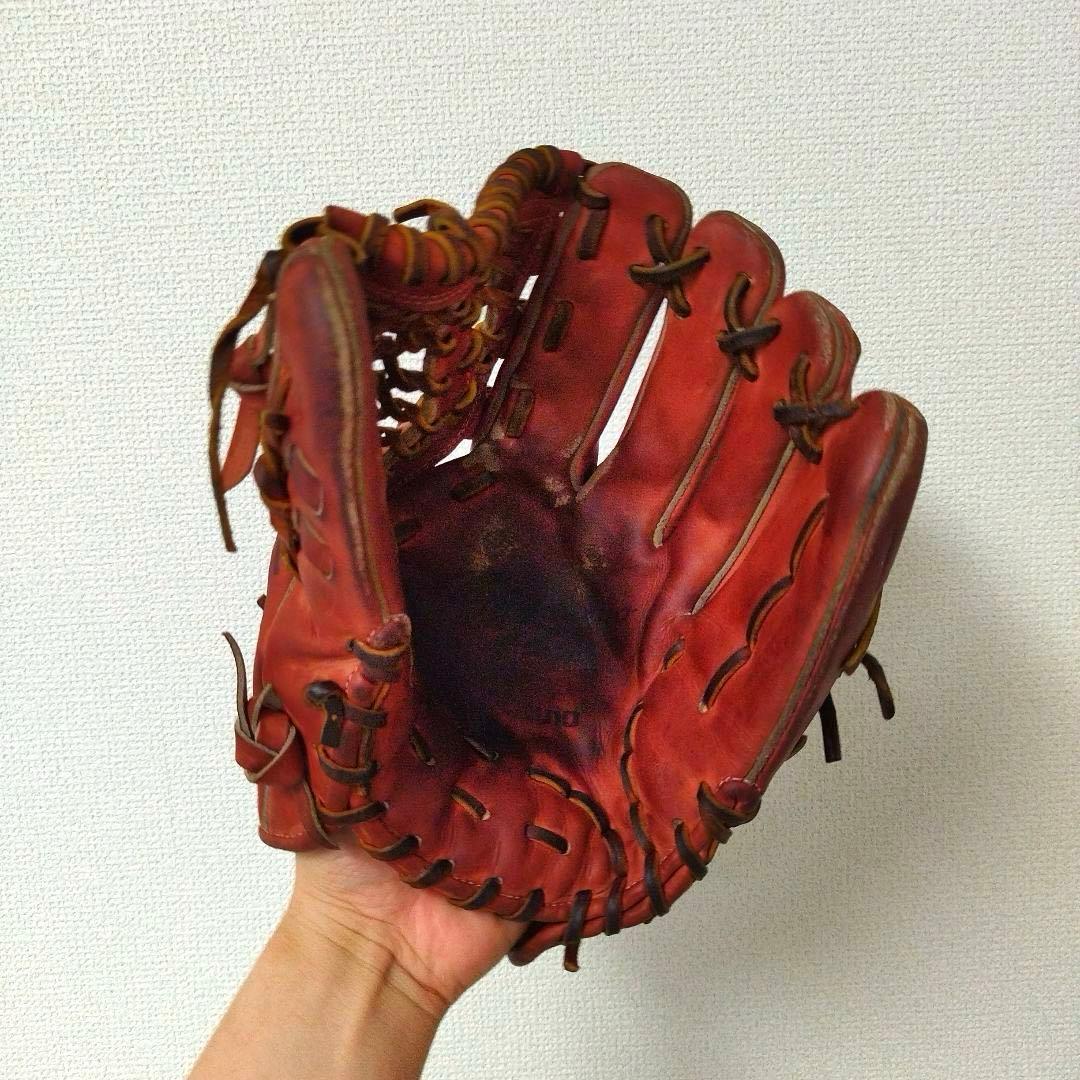 114 ミズノプロ 井端和弘モデル キップレザー 硬式 内野手用グローブ