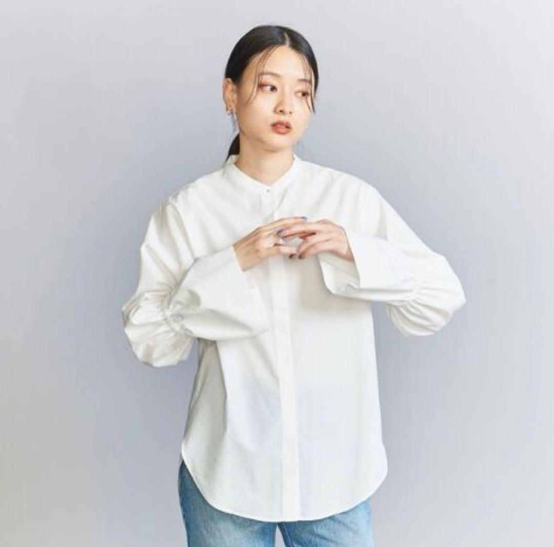 あやぽん＊ビューティ＆ユースユナイテッドアローズギャザースリーブシャツ