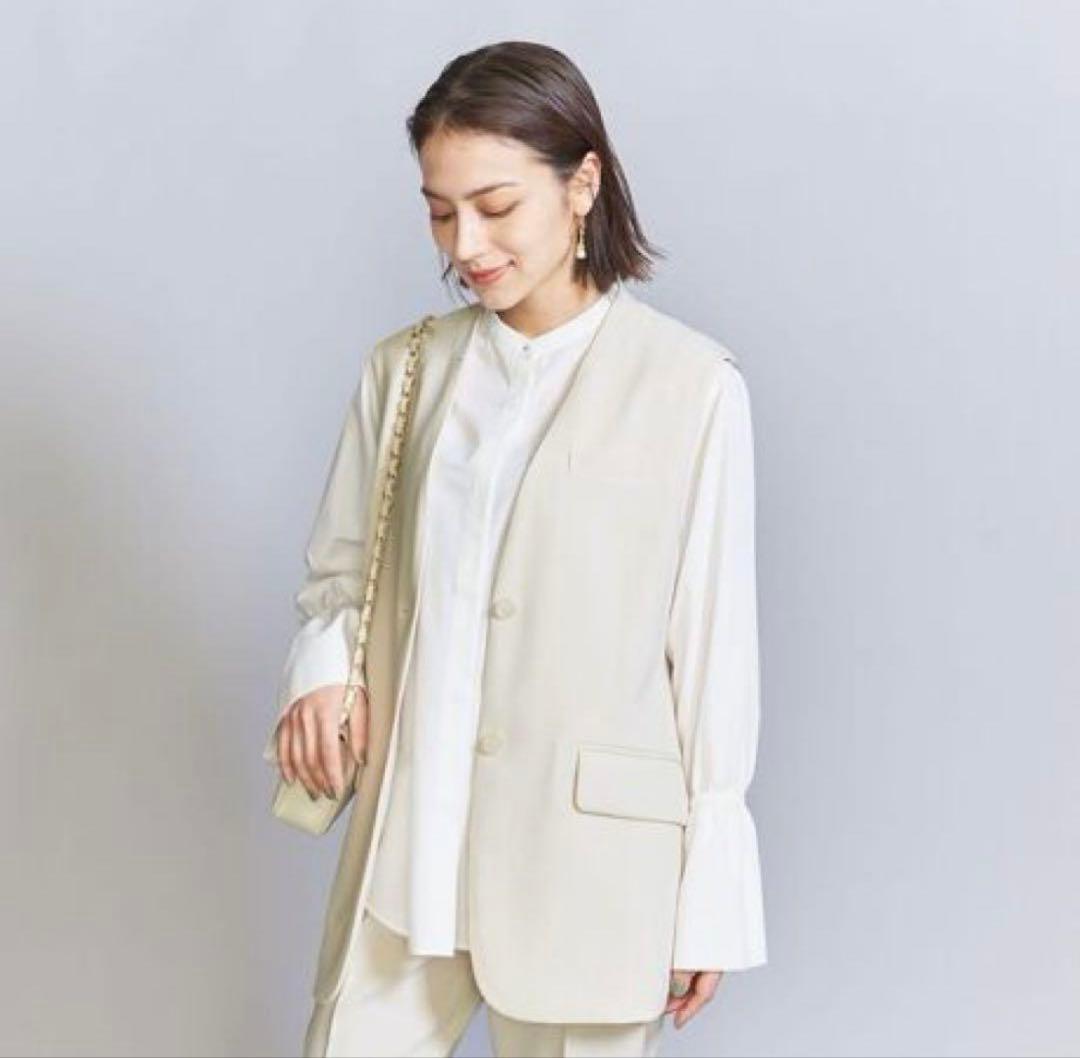 あやぽん＊ビューティ＆ユースユナイテッドアローズギャザースリーブシャツ