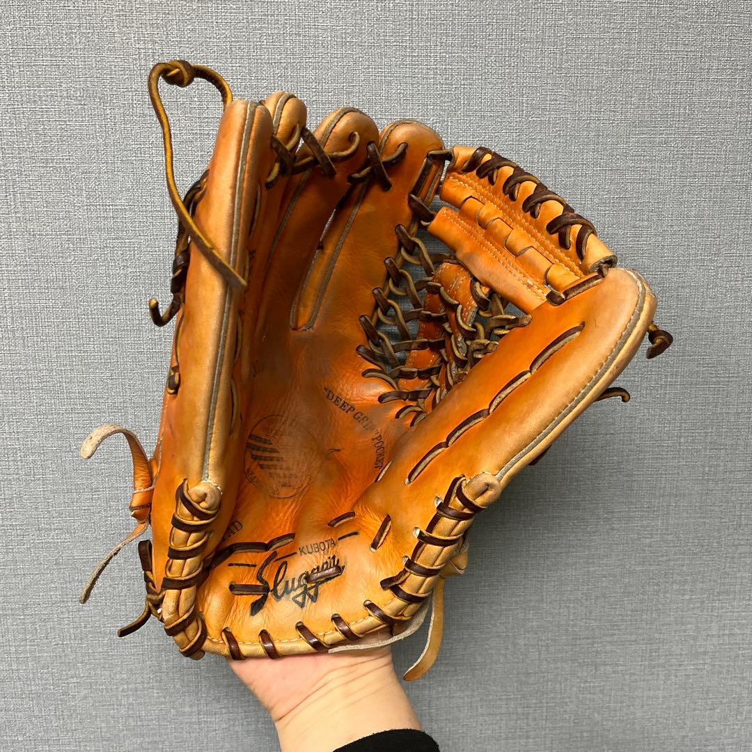 1210 スラッガー 型抜群 即戦力 硬式 外野手用グローブ 左投げ