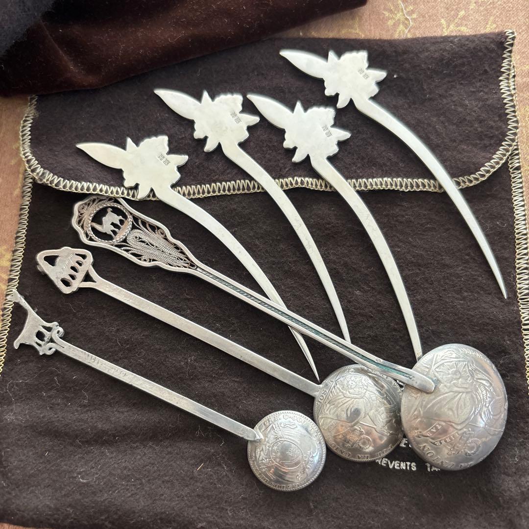 銀製スプーン&ピック silver porch