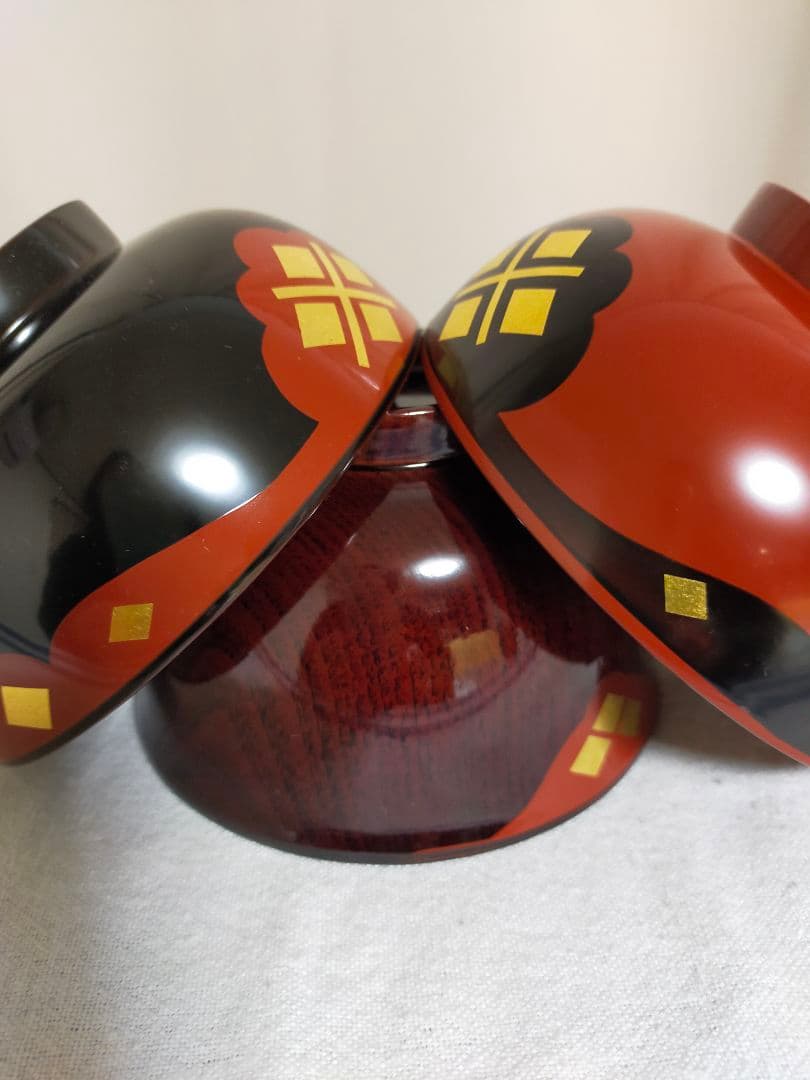 秀衡塗　羽反椀　ゆり型椀