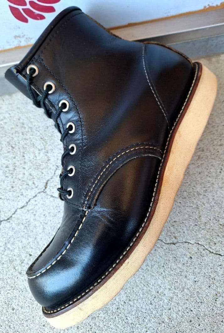 98年製 レッドウィング 8130 ブラッククローム 9D