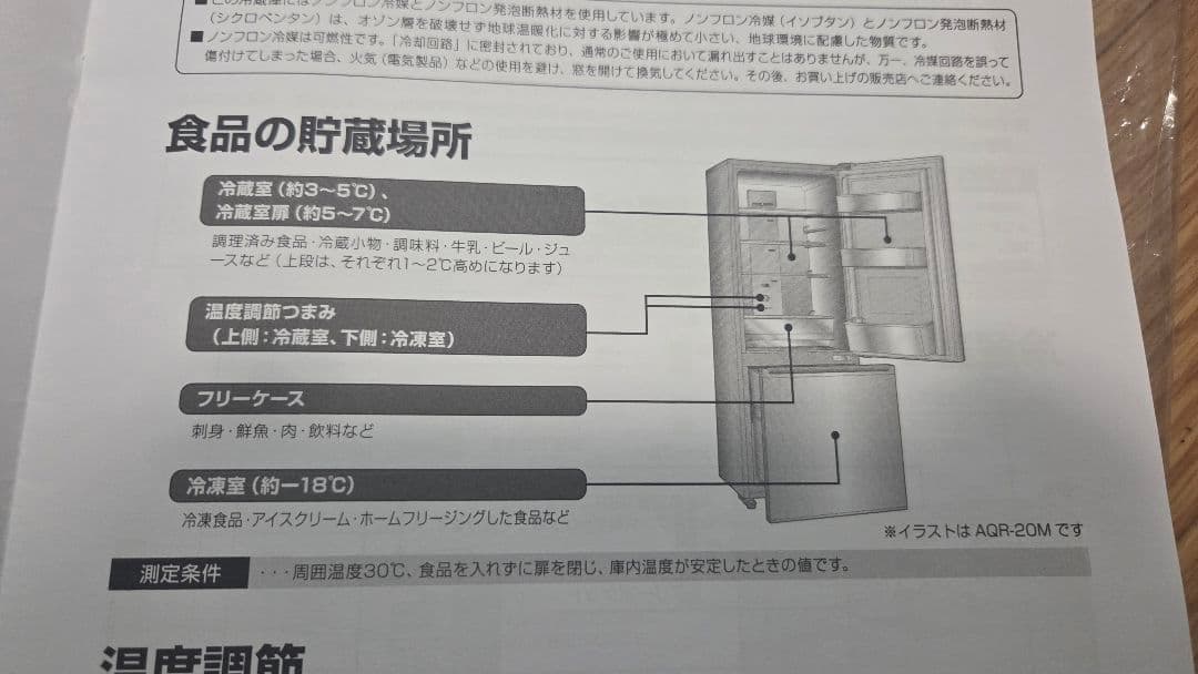 【はしゆ】AQUA 2022年製 冷蔵庫 168L 赤 説明書付き