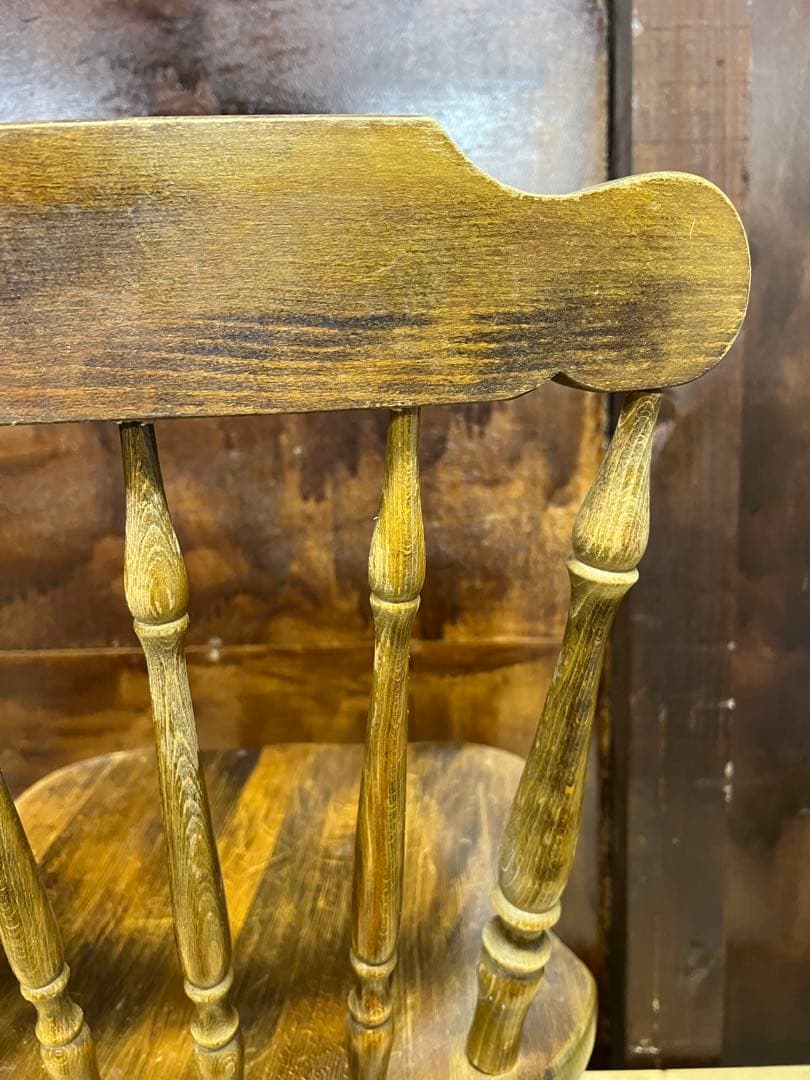 飛騨産業 キツツキ ウィンザーチェア 木製スピンドルバックチェア