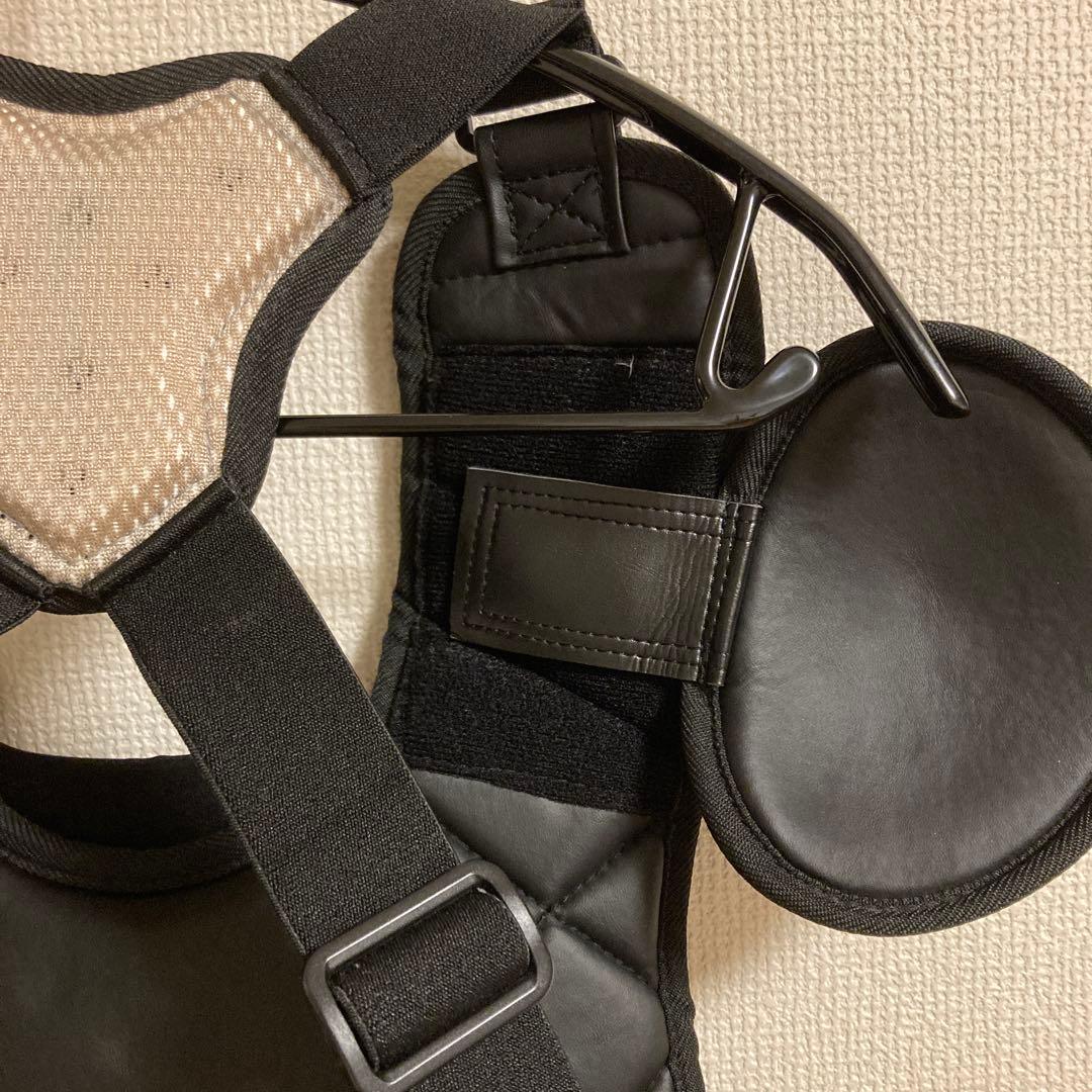 Mizuno Pro キャッチャー 防具 プロテクター 黒　金　一般軟式用