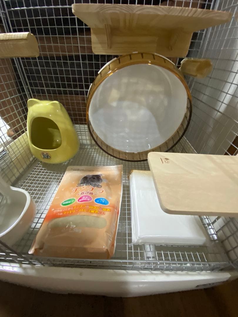 【チンチラ初めて応援セット！】ケージ込で全15点 イージーホーム60ハイメッシュ