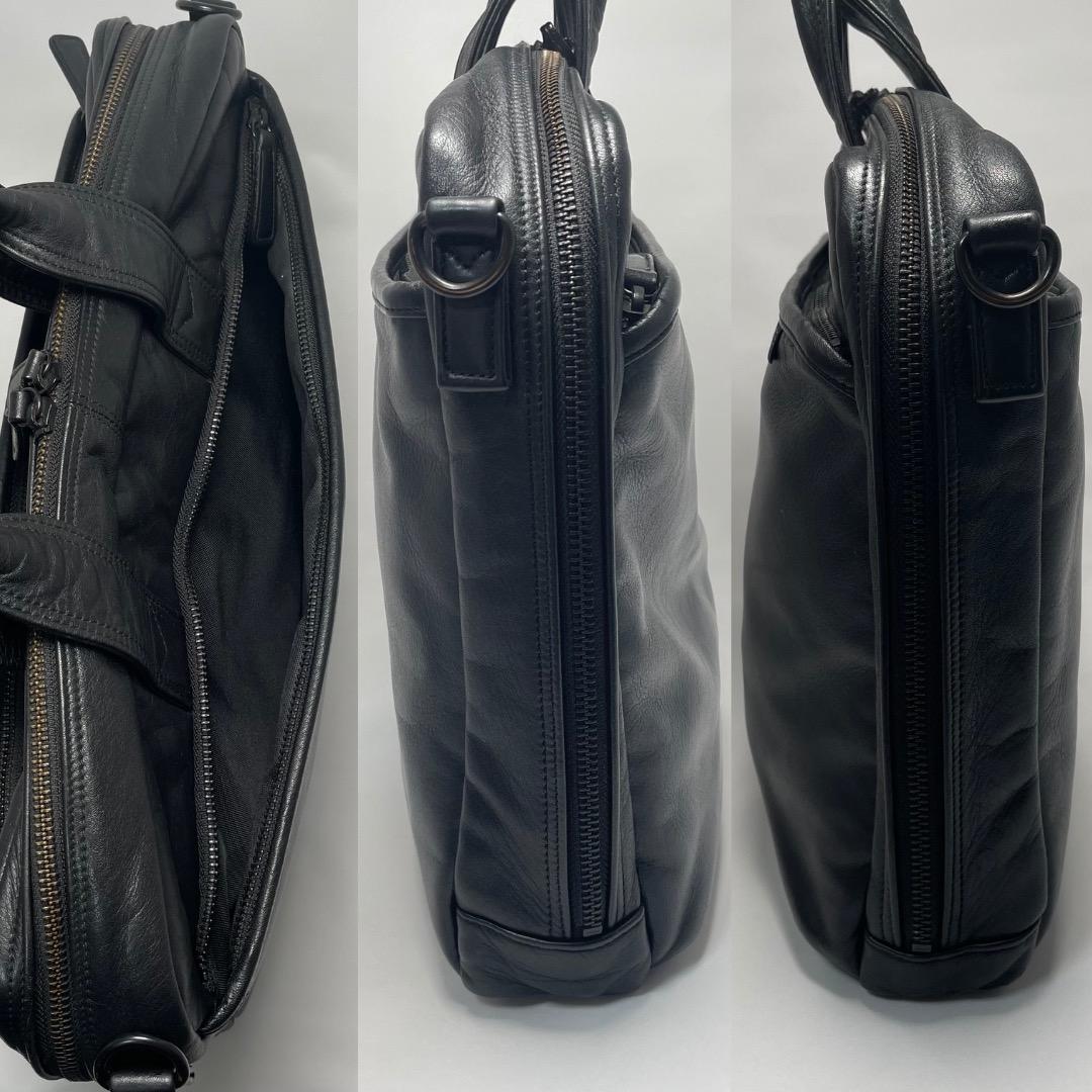 PORTER✨高級レザー✨ブリーフケース 2way B4 PC 送料無料 匿名