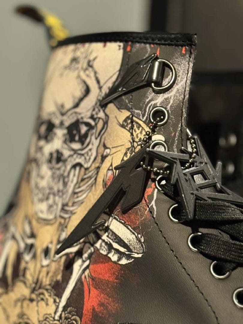 Dr.Martens 1460 llica Skull UK6 8ホール