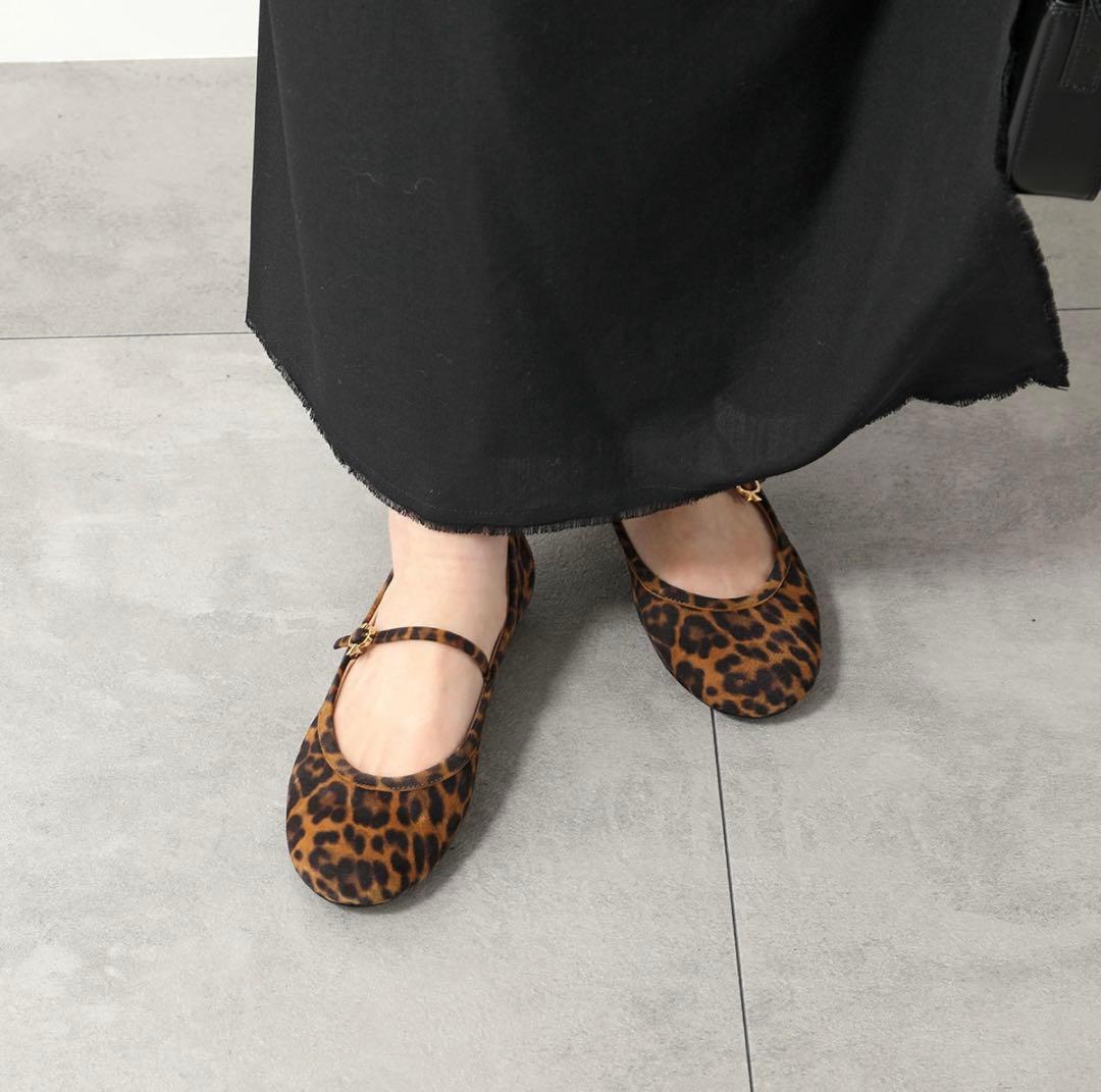 Gianvito Rossi ジャンヴィトロッシ バレエシューズ スウェード