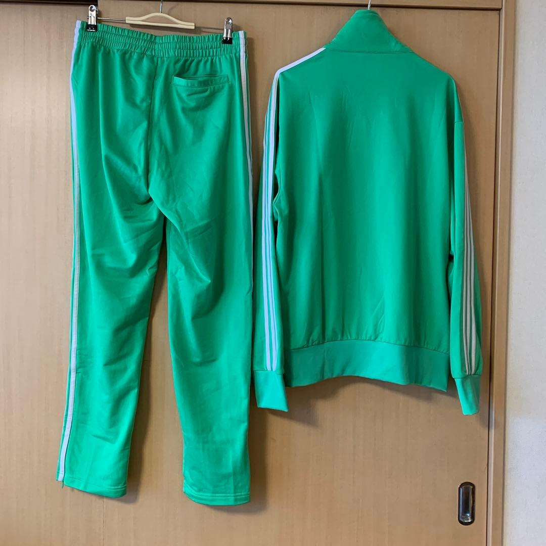 アディダス　セットアップ　アディカラークラシックス　ファイヤーバード　グリーン