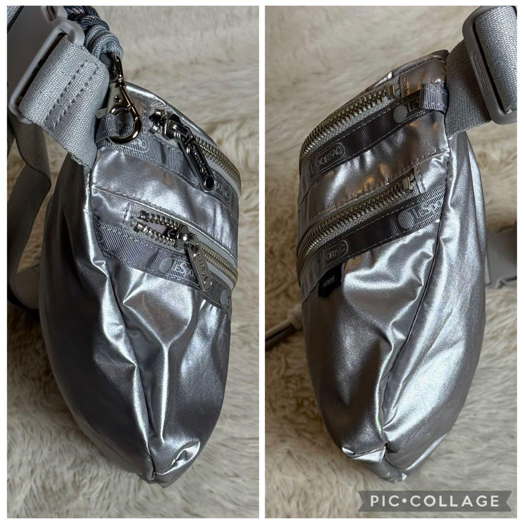 LeSportsac×Ameri DX Belt Bag シルバー ボディバッグ