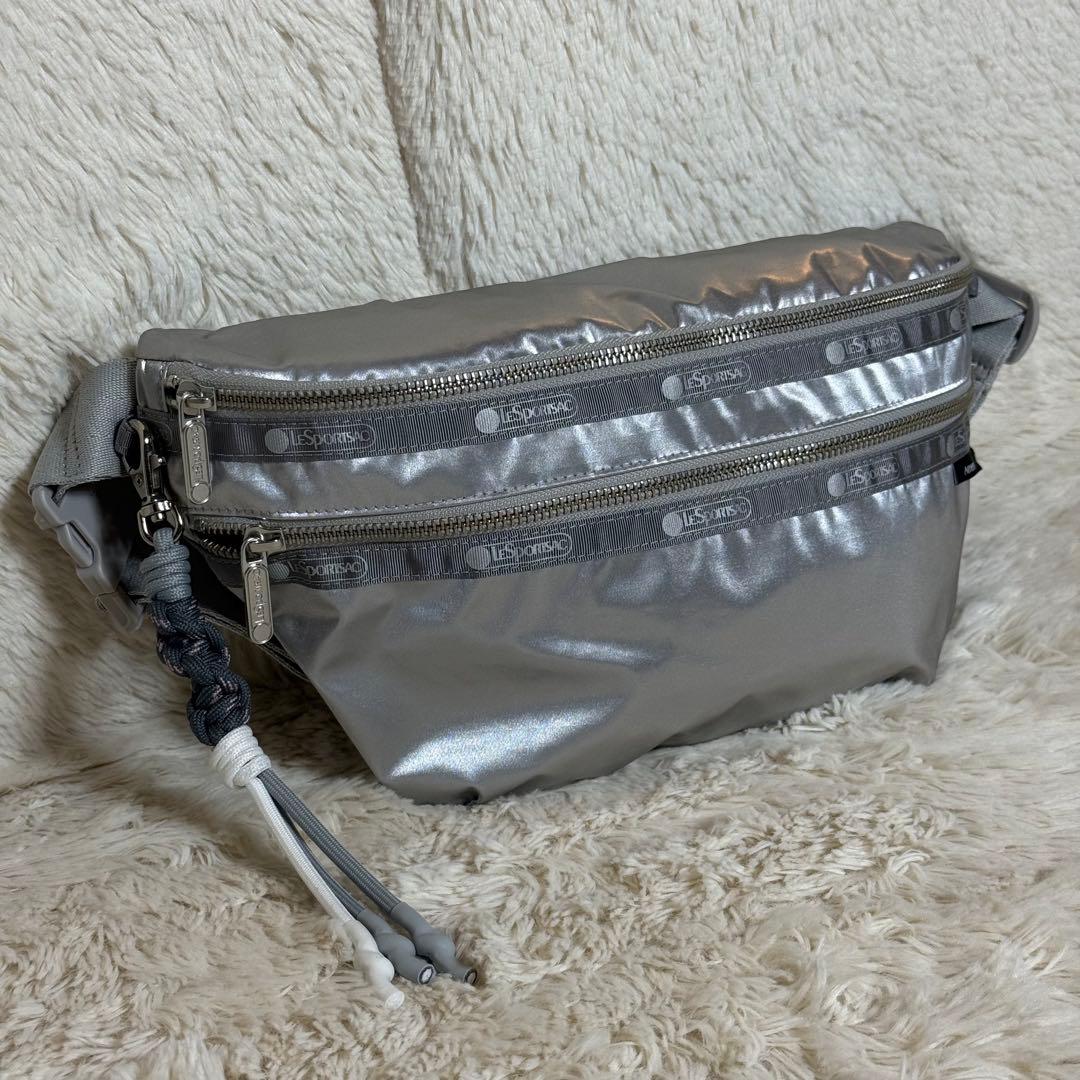 LeSportsac×Ameri DX Belt Bag シルバー ボディバッグ