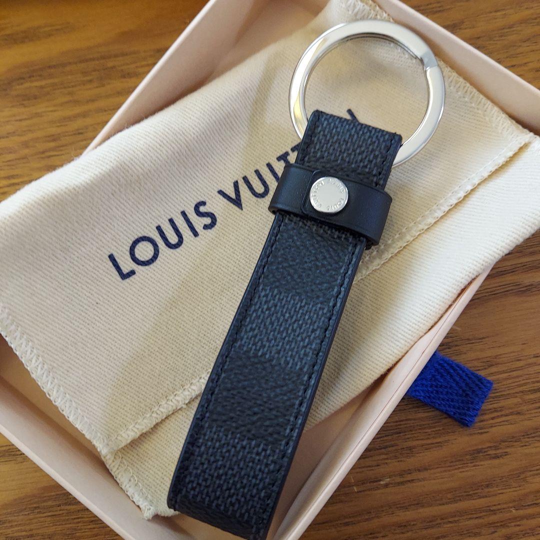 美品✨Louis Vuitton レザー キーホルダー キーリング ドラゴンヌ