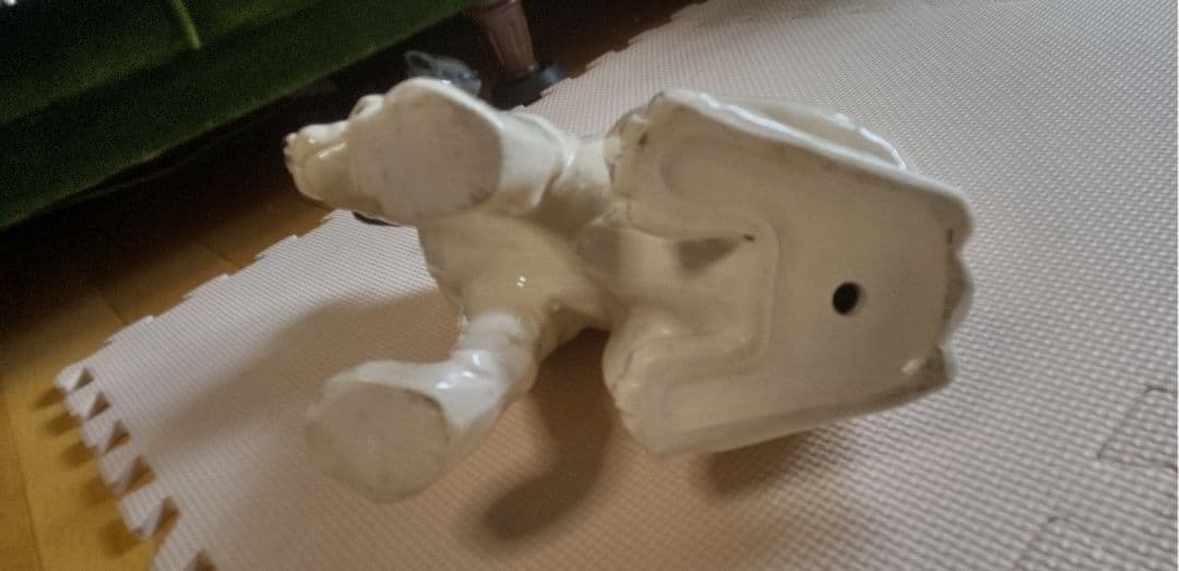 みーちゃんです。Victor ビクター 犬 ニッパー大き 陶器製 当時置物