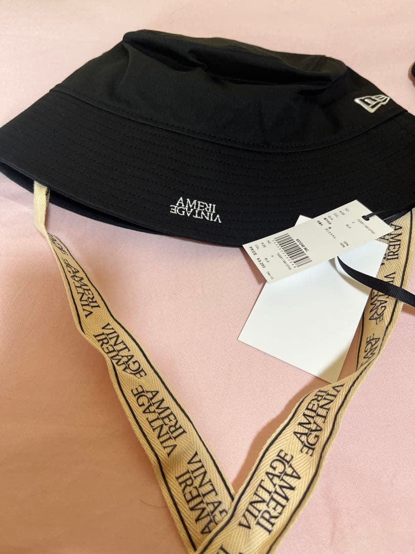 NEW ERA×Ameri LOGO TAPE BUCKET HAT