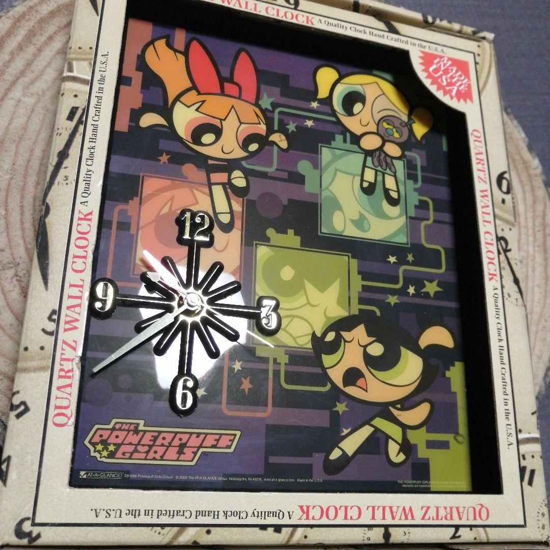 壁掛け時計 パワーパフガールズ