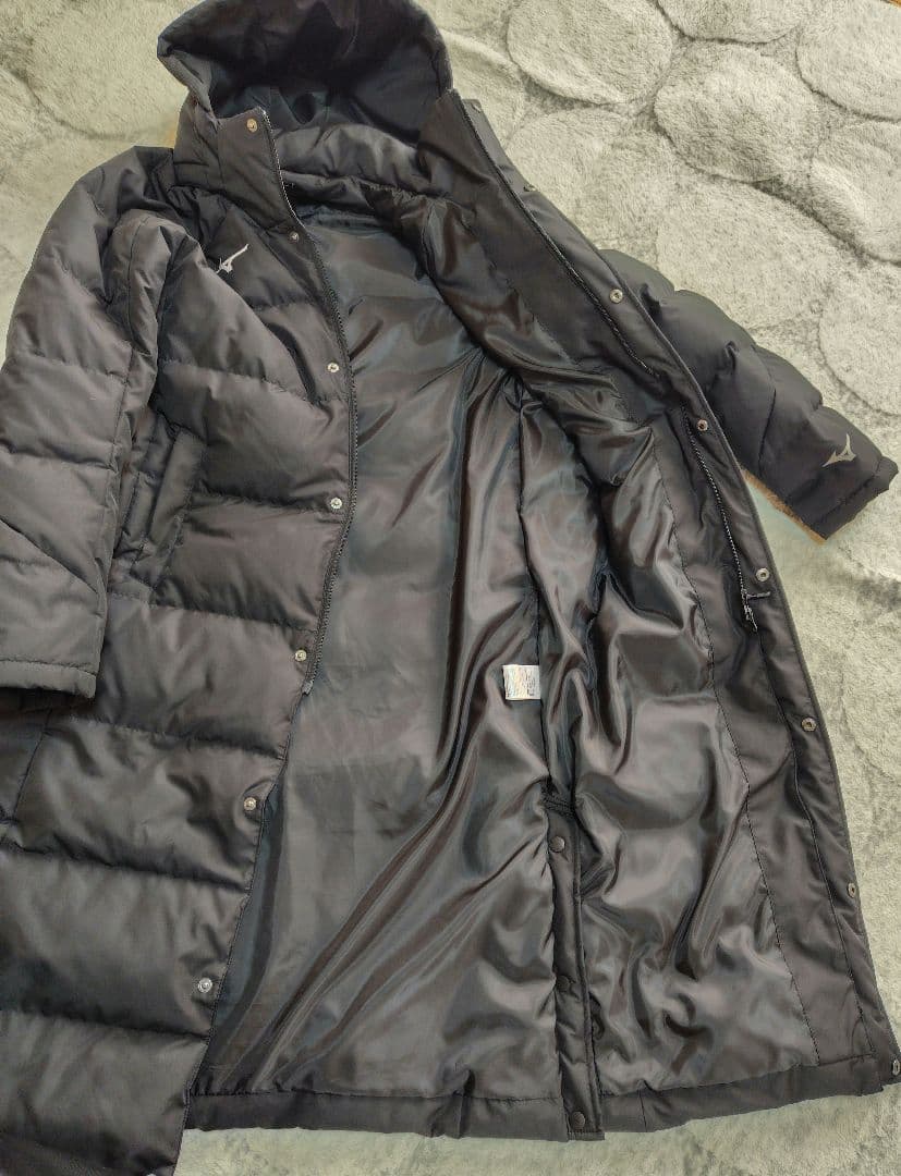 【未使用】 ミズノ ダウンロングコート ベンチコート M サイズ
