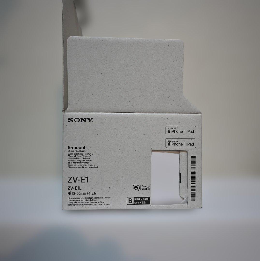 SONY VLOGCAM ZV-E1L ブラック