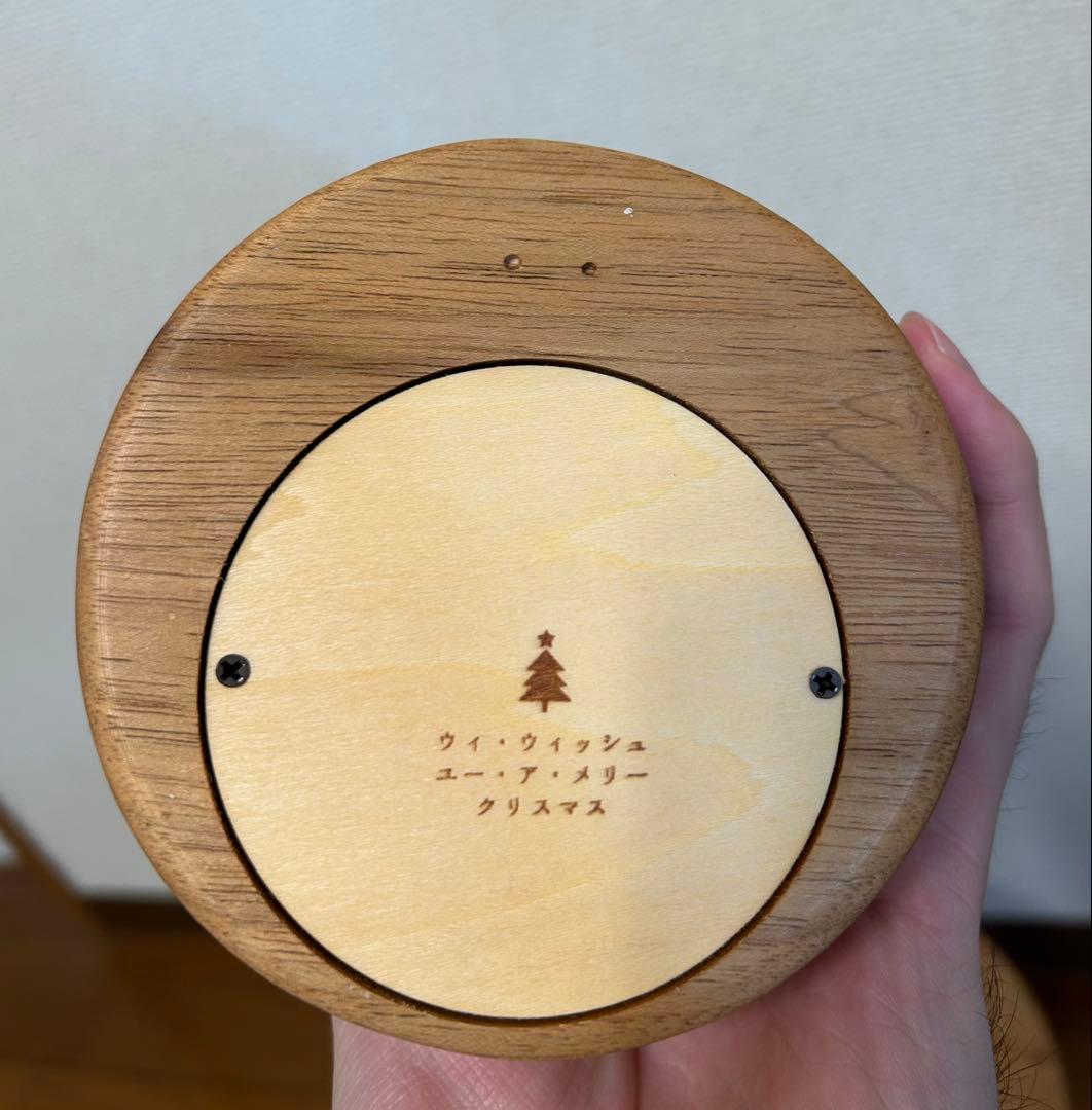 オークビレッジ　木製クリスマスオルゴールツリー