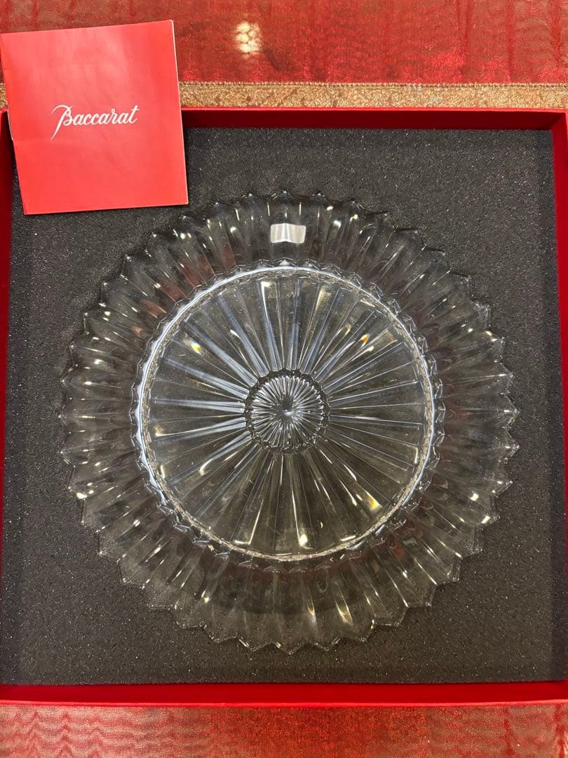 未使用 Baccarat バカラ ミルニュイ プレート 21cm 皿 食器　③